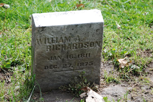 Woodland Cemetery, Quincy: Senator William A. Richardson