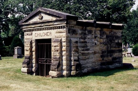 C. Hilcher mausoleum Forest Home Cemetery