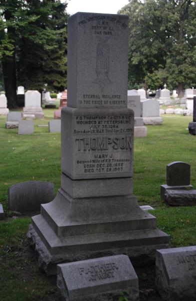 F.D. Thompson: Forest Home Cemetery