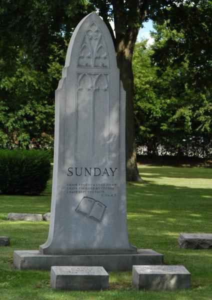 Rev. Billy Sunday: Forest Home Cemetery