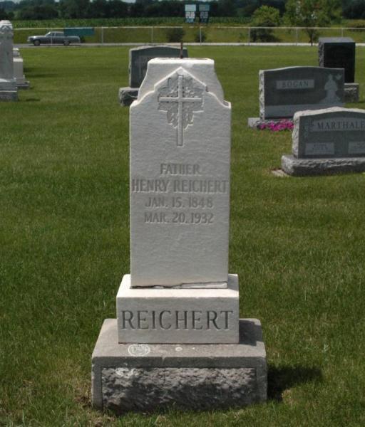 St James Cemetery, Sauk Village:Father Henry Reichert
