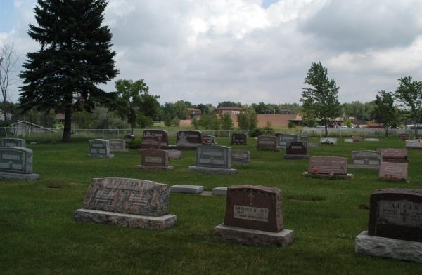 St James Cemetery, Sauk Village:view to northeast