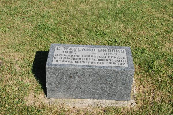 Pleasant View Cemetery:Senator Charles W Brooks