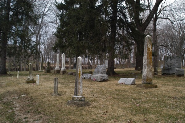 Elkhart Cemetery:spires