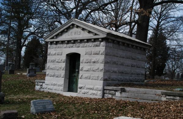 Upper Alton Cemetery:Levis mausoleum