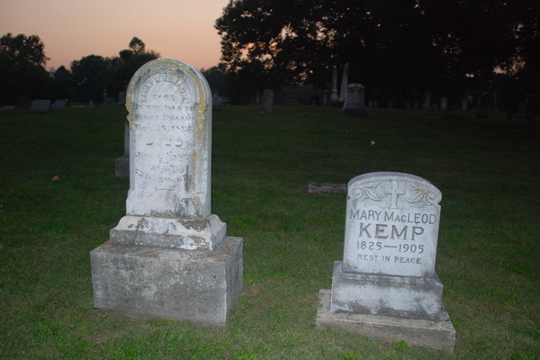 Evangelical St. Marcus Cemetery: Kemp