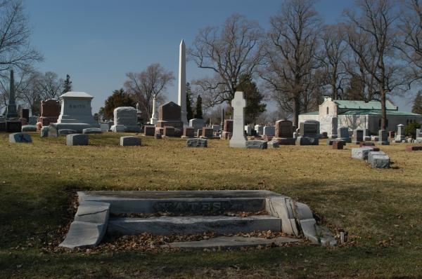 Diamond Grove Cemetery, Jacksonville: Governor Richard Yates