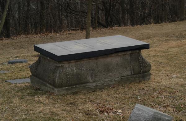 Springdale Cemetery, Peoria:box tomb
