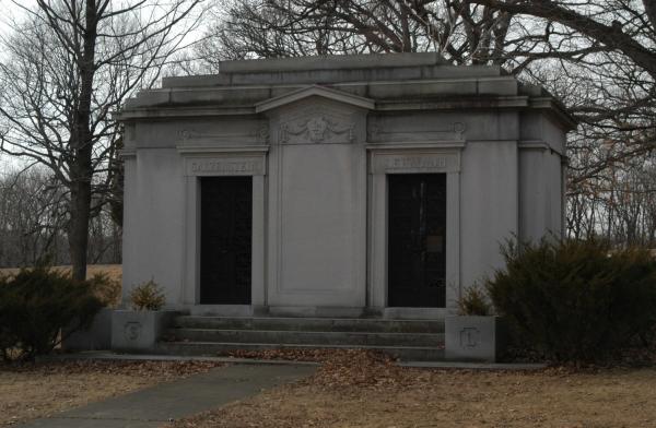 Springdale Cemetery, Peoria:Double Mausoleum - Salzenstein Lehmann