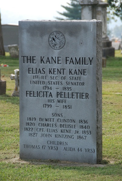 Evergreen Cemetery, Chester: Senator Elias K. Kane