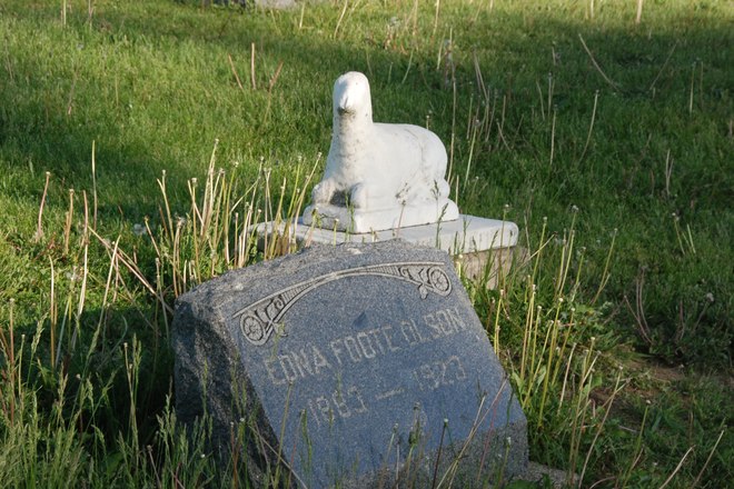 Rushville City Cemetery: Edna Foote Olson