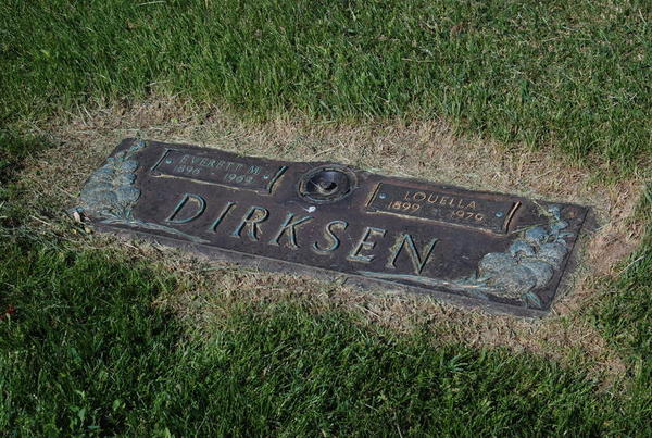 Glendale Memorial Gardens: Senator Everett M. Dirksen
