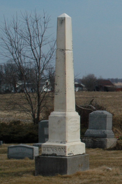 Democratic and Republican Cemeteries of Carlock: Philip Benson
