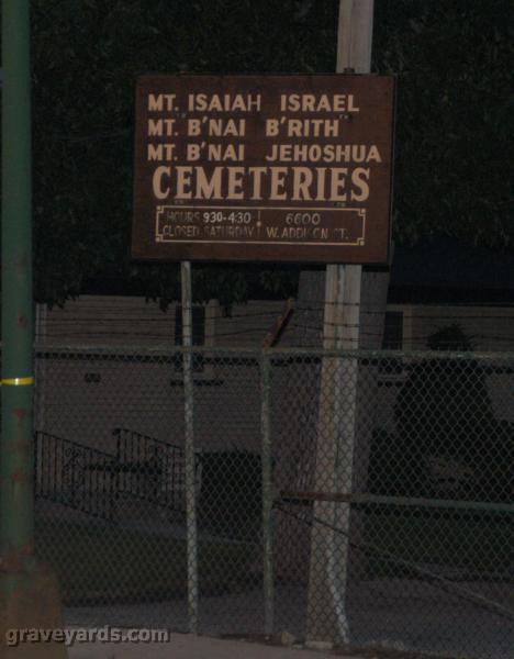 Mount Isaiah Israel Cemetery