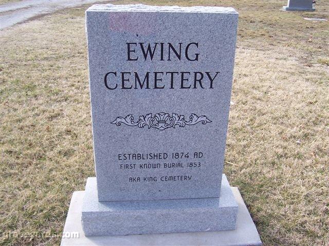 King Cemetery aka Ewing Cemetery