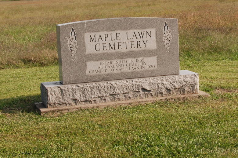 Maple Lawn (formerly Oakland) Cemetery
