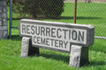 Resurrection Cemetery in Kane County, Illinois