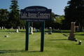 Crystal Lake Cem. (Lake Avenue Cem.) in McHenry County, Illinois
