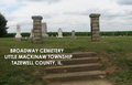 Broadway Cemetery in Tazewell County, Illinois