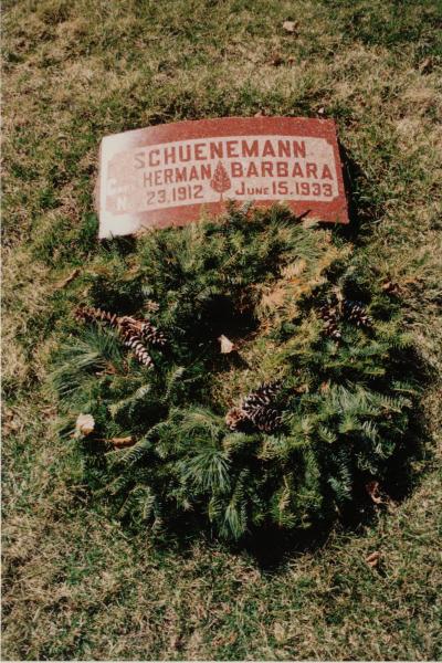 Acacia Park Cemetery and Mausoleum:Capt. Herman Schuenemann