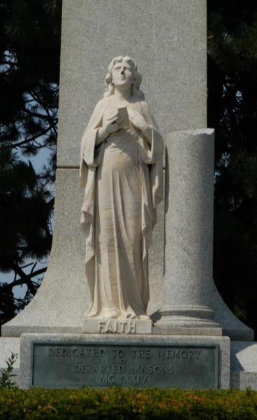 Acacia Park Cemetery and Mausoleum:West Statue