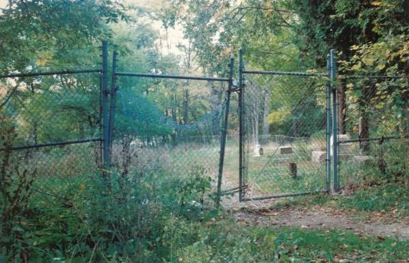 Gate: Bachelor's Grove Cemetery