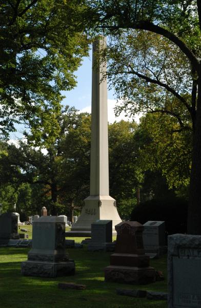 Ball obelisk Forest Home Cemetery
