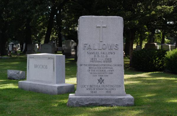 Bishop General Fallows: Forest Home Cemetery