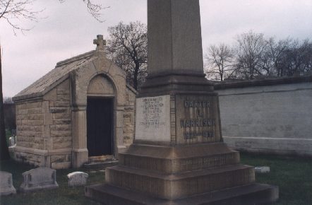 Graceland Cemetery: Mayor Carter Henry Harrison I 