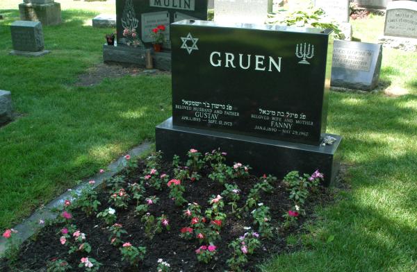 New Light Cemetery:Gustav and Fanny Gruen