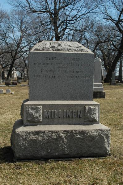 Rosehill Cemetery and Mausoleum: Mayor Isaac Milliken