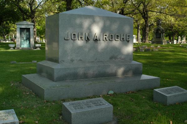 Rosehill Cemetery and Mausoleum: Mayor John A. Roche 