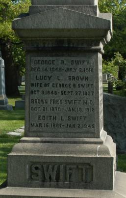 Rosehill Cemetery and Mausoleum: Mayor George B. Swift 