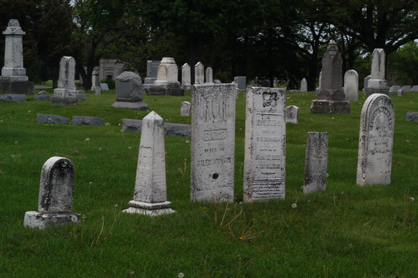 Oakland Cemetery, Woodstock:older headstones