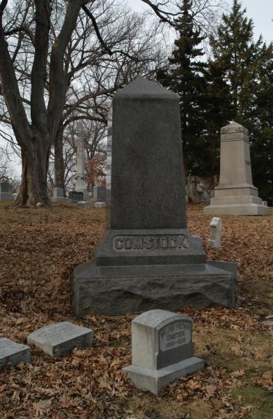 Springdale Cemetery, Peoria:Comstock
