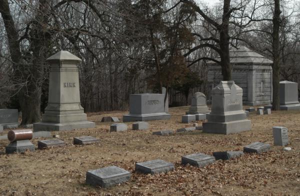 Springdale Cemetery, Peoria:Kirk et al
