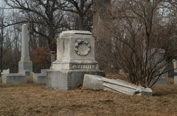 Springdale Cemetery, Peoria:McClallen
