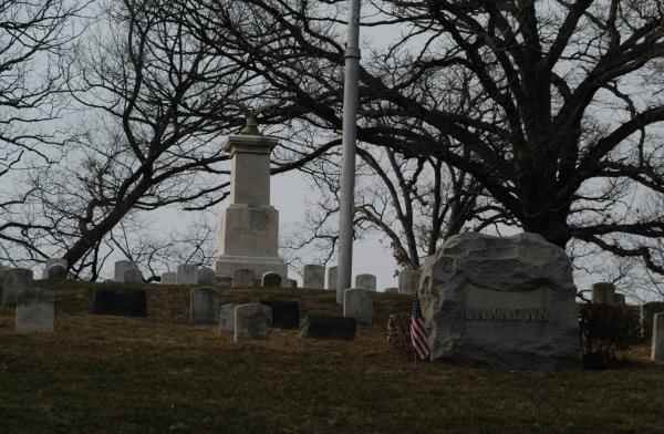Springdale Cemetery, Peoria:Unknown Soldier