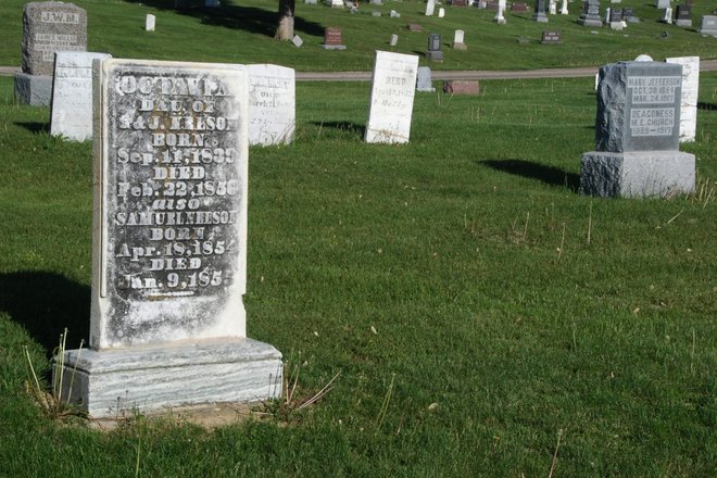 Rushville City Cemetery: Octavia Nelson