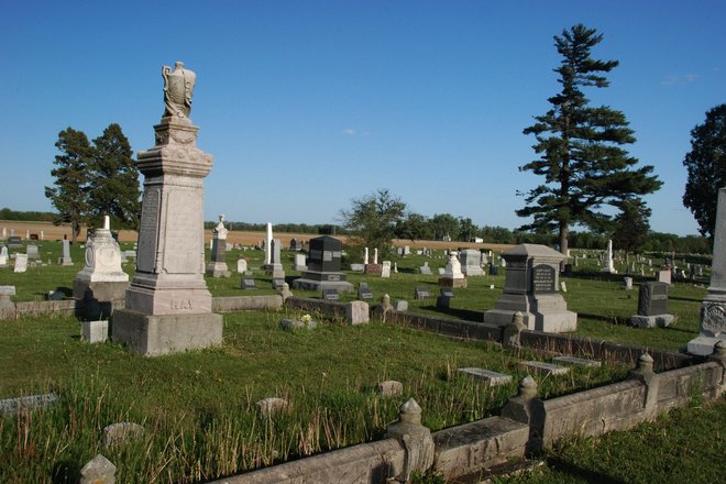 Rushville City Cemetery: Congressman William H Ray