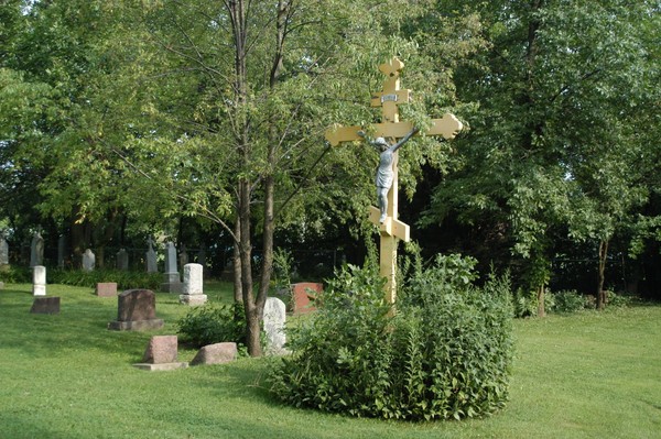 Russian Cemetery: Crucifix