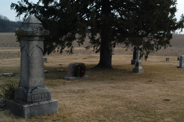 Democratic and Republican Cemeteries of Carlock: Brown