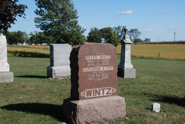 Graveyards of Carlock: Peter Wintz, Catharine Fry