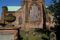 Carlisle Cathedral Churchyard in Cumbria County, England