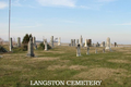 Langston Cemetery in Mason County, Illinois
